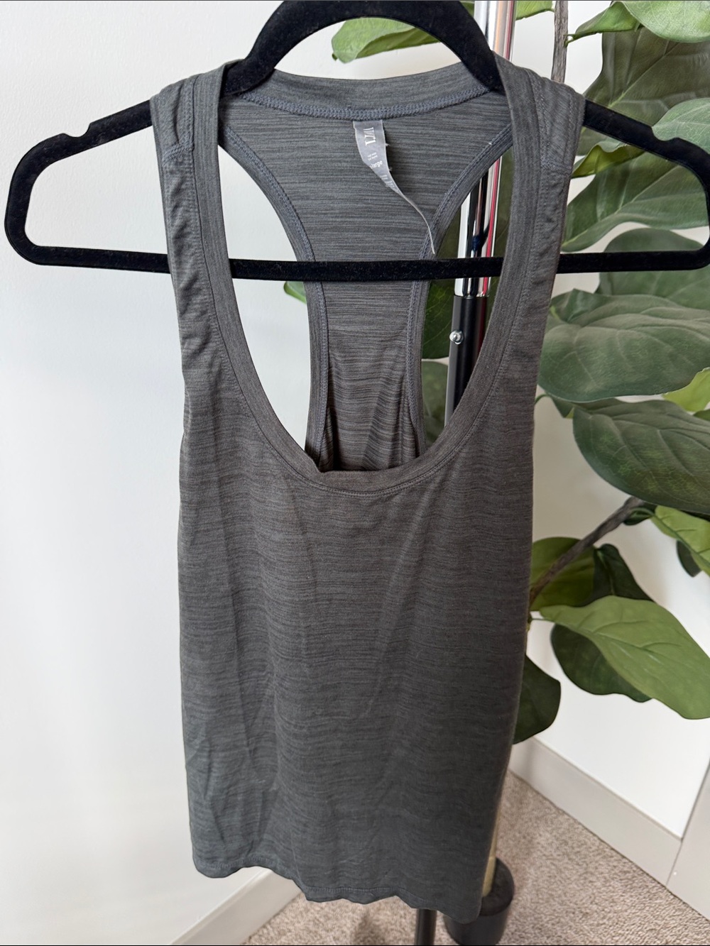 Vuori Charcoal Racerback Tank